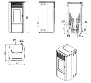 Piecyk na pelet Ego Air 