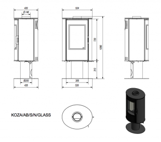 KOZA AB S/N/DR GLASS